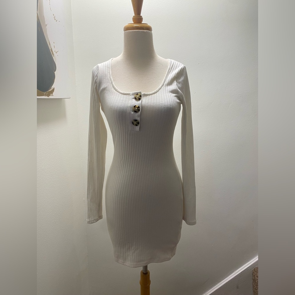 Fashion Nova Slim-Fit Ribbed Women’s Dress - Small